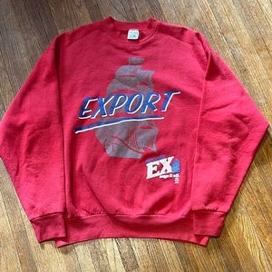 Vintage 90s Molson Extra Pirate Ship Crewneck Size XL